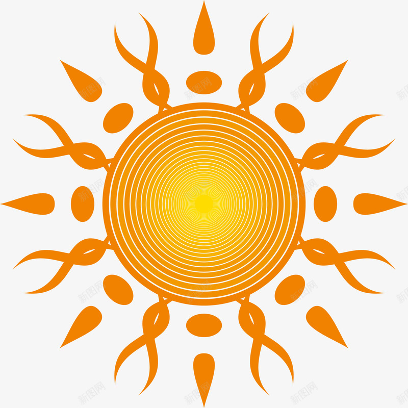 金色太阳png免抠素材_88icon https://88icon.com 光芒四射 卡通太阳 圆形 圆环 太阳 太阳矢量图 头像表情 金太阳 金色 阳光