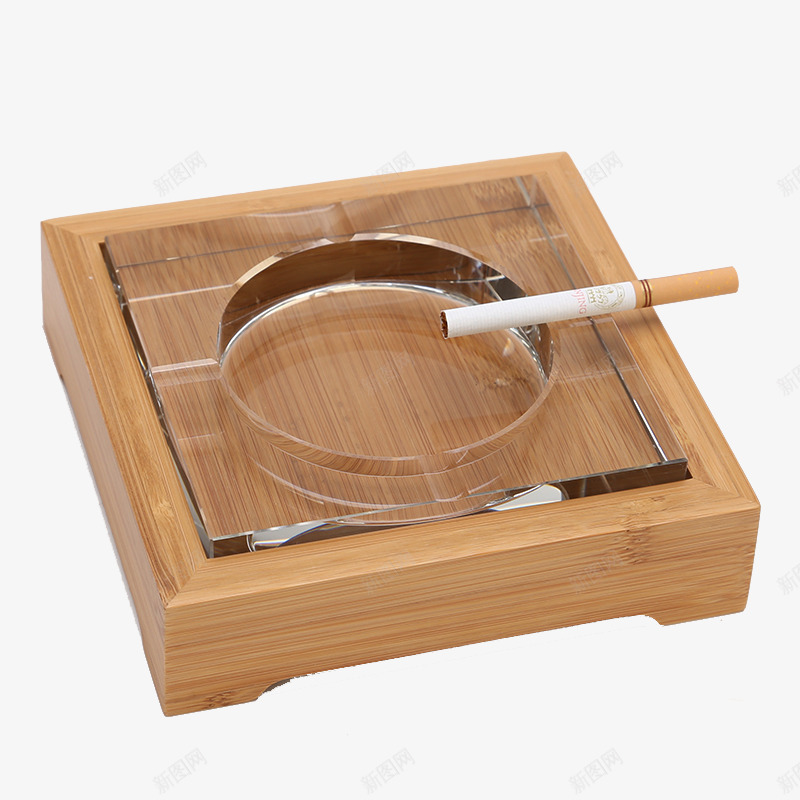 水晶烟灰缸png免抠素材_88icon https://88icon.com 产品实物 方形 时尚 简单