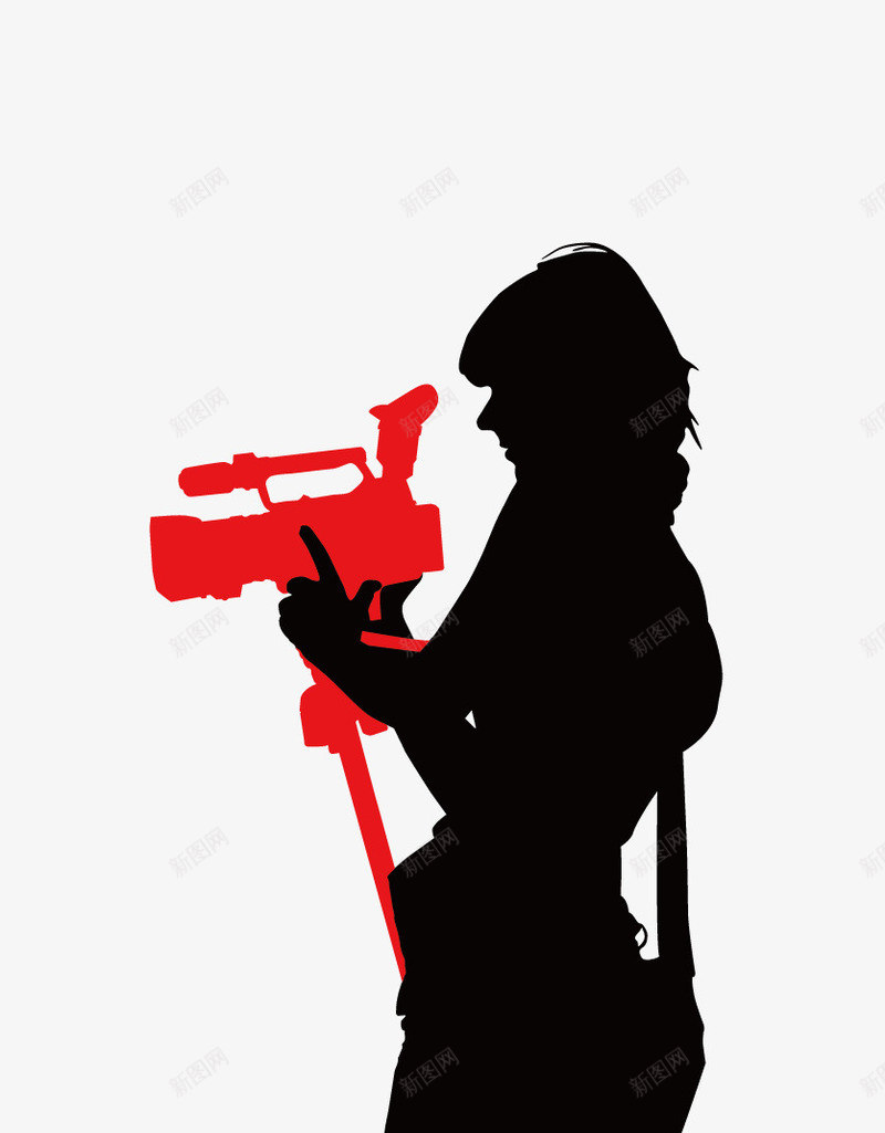 媒体人剪影矢量图eps免抠素材_88icon https://88icon.com 拍摄 拍照 摄像师 摄像机 摄影摄像 矢量图 矢量媒体人剪影