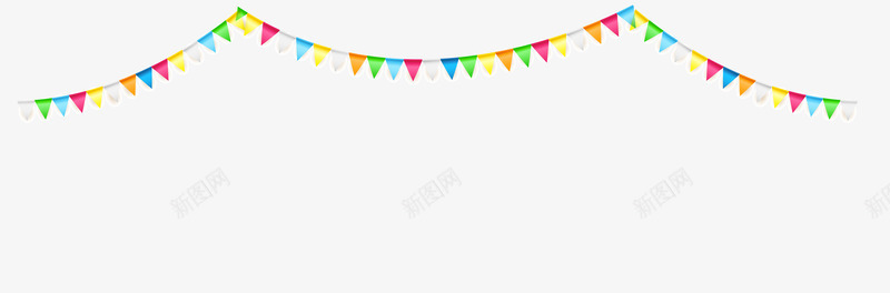 彩色旗子装饰图案png免抠素材_88icon https://88icon.com 免抠PNG 彩旗 彩色 旗子 节日 装饰图案