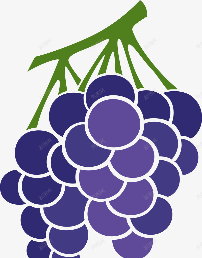 紫色圆圈葡萄png免抠素材_88icon https://88icon.com 圆圈 果实 清新 简约 紫色 菩提 葡萄 装饰图案