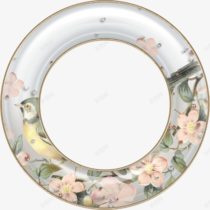 欧式花草圆环png免抠素材_88icon https://88icon.com 欧式图案 欧式圆环 欧式纹理 欧式装饰