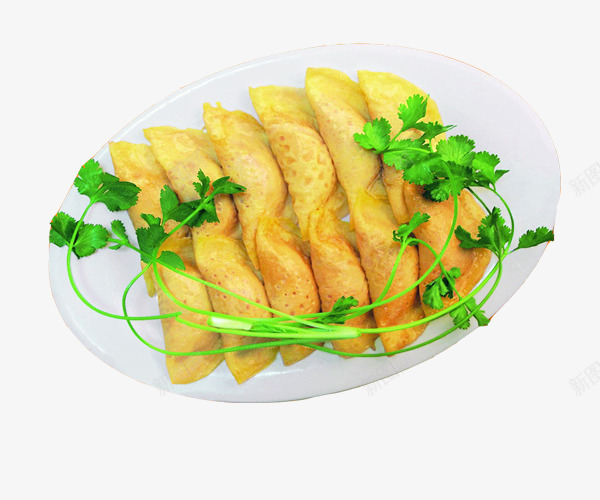 美味的蛋饺png免抠素材_88icon https://88icon.com 传统美食 家常菜 美食 蛋饺 餐饮美食 饺子 香菜