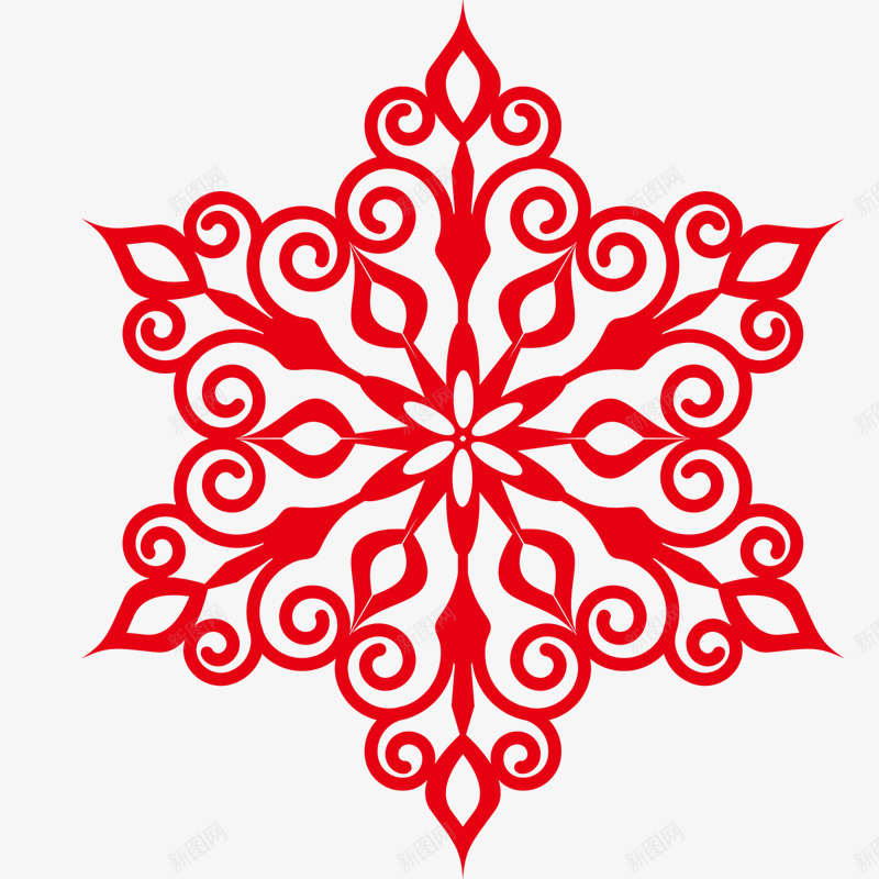 手绘红色窗贴png免抠素材_88icon https://88icon.com 喜庆洋洋 手绘 窗贴 红色 菱形 菱形花窗