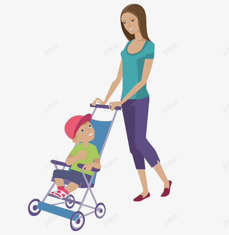 一个推着婴儿车的女士矢量图eps免抠素材_88icon https://88icon.com 一个女士 女士 婴儿车 婴儿车PNG 矢量女士 矢量婴儿车 矢量图