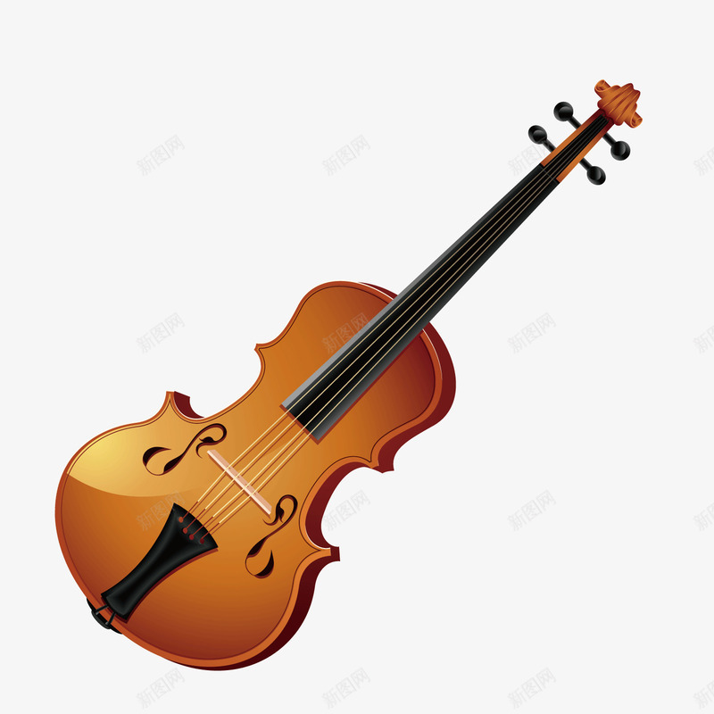 黄色质感立体小提琴矢量图ai免抠素材_88icon https://88icon.com 小提琴 立体 质感 黄色 矢量图