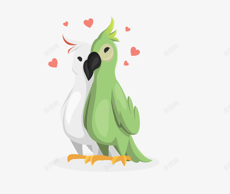 爱情卡通可爱小动物装饰爱情动物png免抠素材_88icon https://88icon.com 动物可爱 卡通动物 小清新海报设计 手绘动物头像 爱情动物 爱情卡通可爱小动物装饰爱情动物头像鹦鹉免费下载 萌萌哒的小动物 装饰卡通 鹦鹉