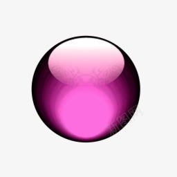 紫色立体水晶球png免抠素材_88icon https://88icon.com 圆形 球 立体 紫色 紫色皮球