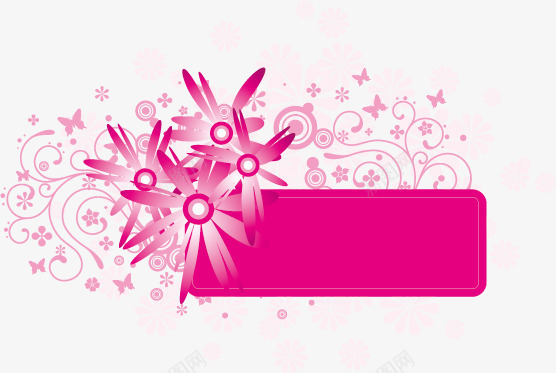 潮流花影面板png免抠素材_88icon https://88icon.com 时尚 浪漫 线条