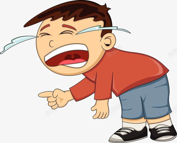 卡通哭泣的小孩png免抠素材_88icon https://88icon.com 卡通 卡通免扣小孩哭 哭小孩 哭泣的小孩 弯腰的小孩 悲伤 眼泪
