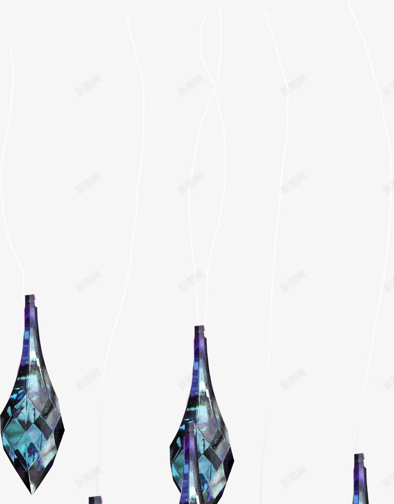 蓝色水晶吊坠png免抠素材_88icon https://88icon.com 吊坠 水晶 蓝色吊坠 蓝色水晶