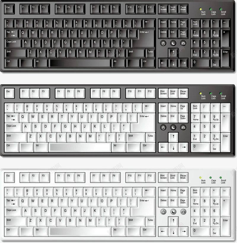 键盘合集png免抠素材_88icon https://88icon.com 白色键盘 矢量白色键盘 矢量素材 质感键盘 键盘 键盘图案 键盘素材 键盘素材合集 黑色键盘