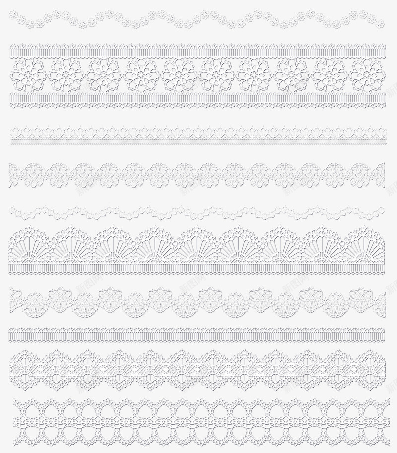 蕾丝花边png免抠素材_88icon https://88icon.com PNG 简约 花边 蕾丝 蕾丝桌布