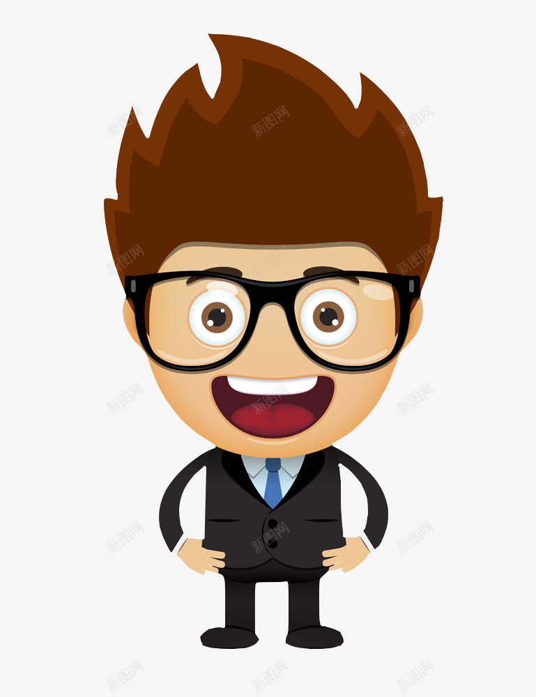 西装眼镜男png免抠素材_88icon https://88icon.com 戴眼镜的小孩 男 眼镜 西装