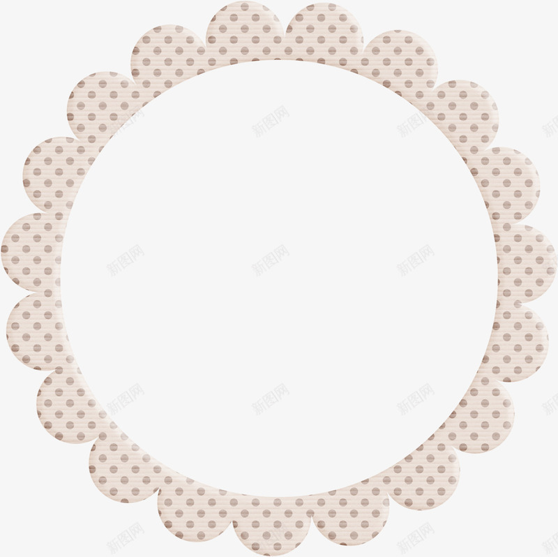 棕色花边圆环png免抠素材_88icon https://88icon.com 棕色圆环 漂亮圆环 花边圆环