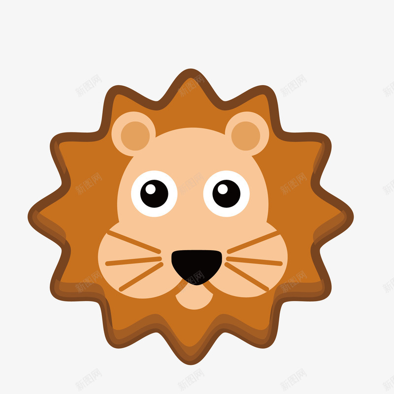 手绘狮子头像png免抠素材_88icon https://88icon.com 卡通头像 图示 手绘图 插图 狮子 狮子头像