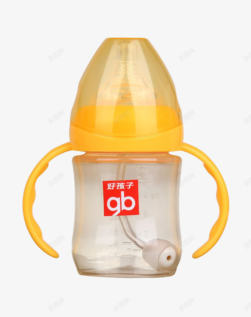 母乳实感宽口径握把吸管PP奶瓶png免抠素材_88icon https://88icon.com l桔黄 产品实物 奶瓶 婴儿用品 母乳实感宽口径握把吸管PP奶瓶120m