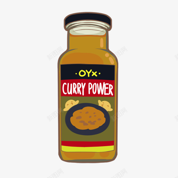 手绘能量饮料瓶子png免抠素材_88icon https://88icon.com 瓶子 能量 饮料