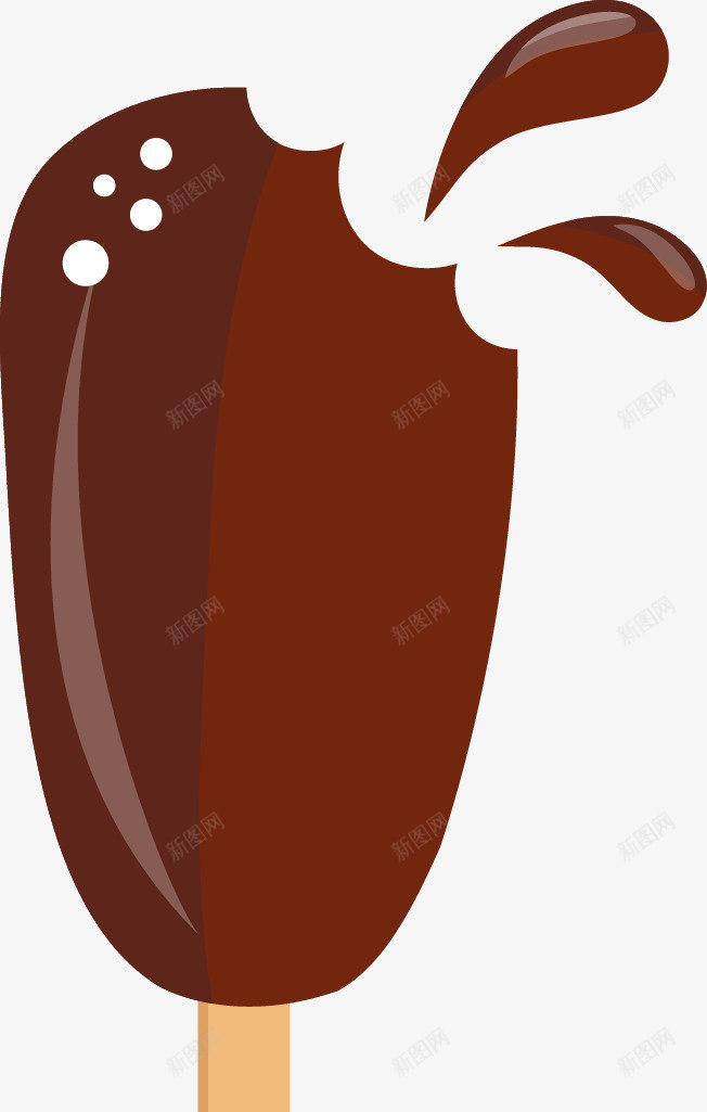 手绘卡通巧克力雪糕png免抠素材_88icon https://88icon.com 冰淇淋 冰激凌 冷饮 卡通 夏日冷饮 广告设计 美味 雪糕巧克力雪糕设计
