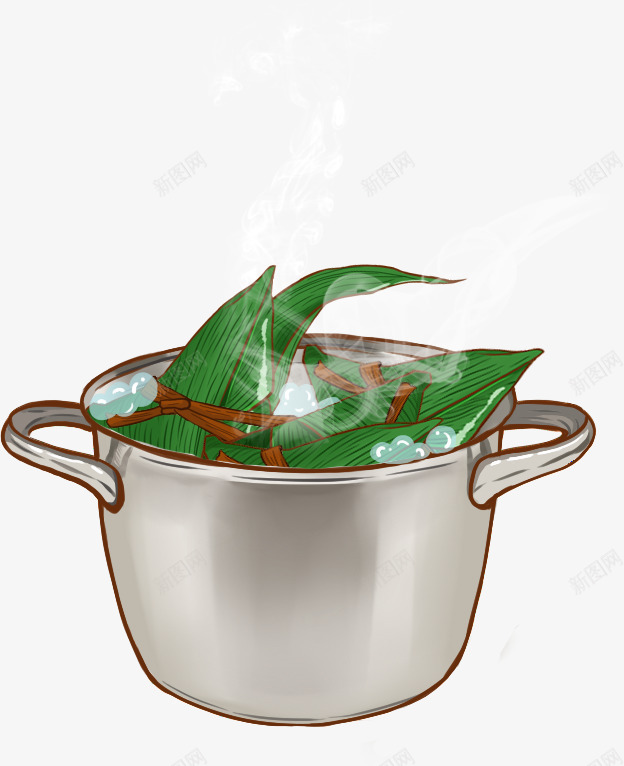 吃粽子png免抠素材_88icon https://88icon.com 大锅 粽子 美食 锅 食物 餐饮