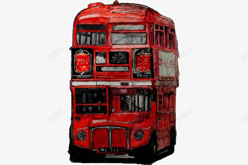 英伦风格近现代巴士红色psdpsd免抠素材_88icon https://88icon.com psd 公交 红色 英伦风格 英国bu 英国bus 行车 近现代巴士