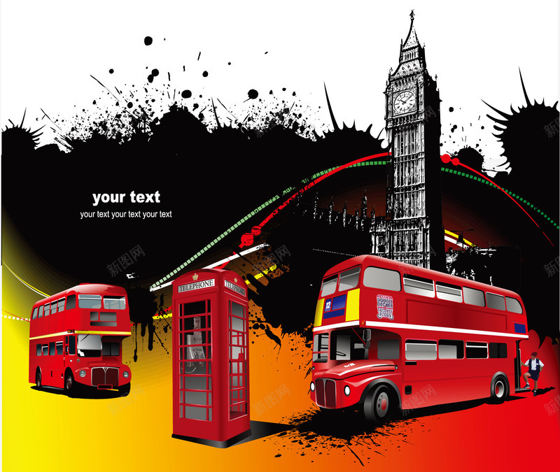 英国巴士现代风png免抠素材_88icon https://88icon.com 巴士 现代 英国 英国bu 英国bus 风格