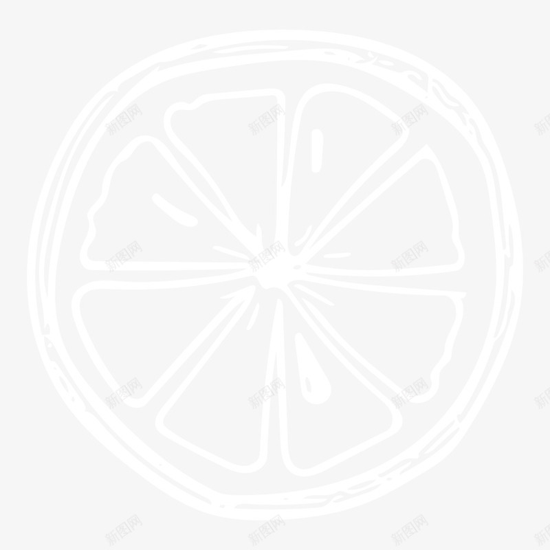 卡通手绘柠檬png免抠素材_88icon https://88icon.com 卡通 手绘 柠檬 柠檬片 白色