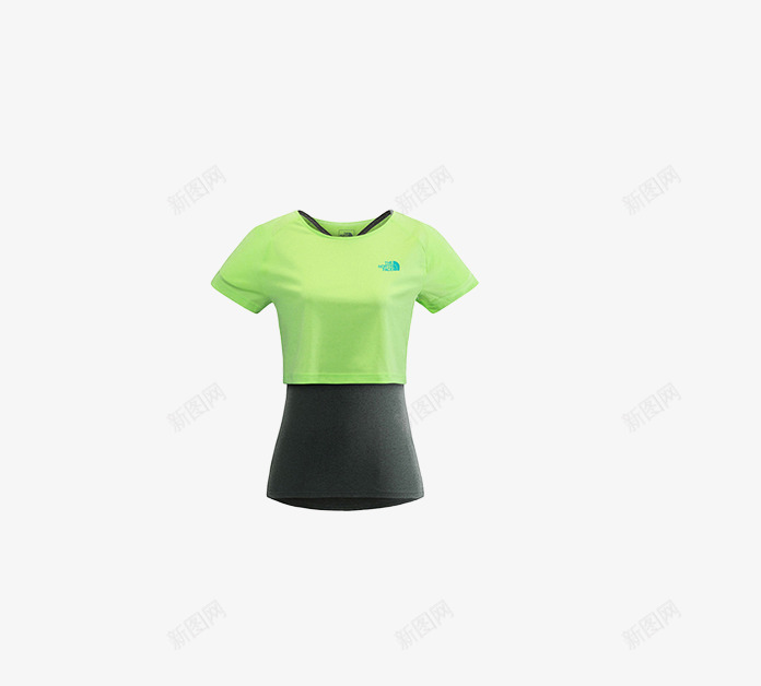 两件套速干T恤png免抠素材_88icon https://88icon.com CE2M2016春夏新款 产品实物 北面 女款