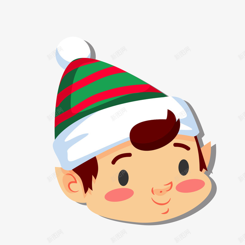 白绿红色卡通圣诞精灵男孩头像矢量图ai免抠素材_88icon https://88icon.com 卡通 圣诞 白色 精灵 精灵男孩头像 红色 绿色 矢量图