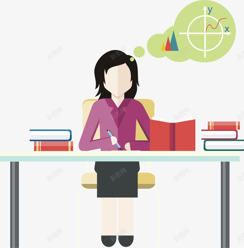 工作的卡通头像美女矢量图ai免抠素材_88icon https://88icon.com 上班 人物卡通头像 卡通头像 卡通头像女 卡通头像美女 可爱头像 头像女 桌子 矢量图