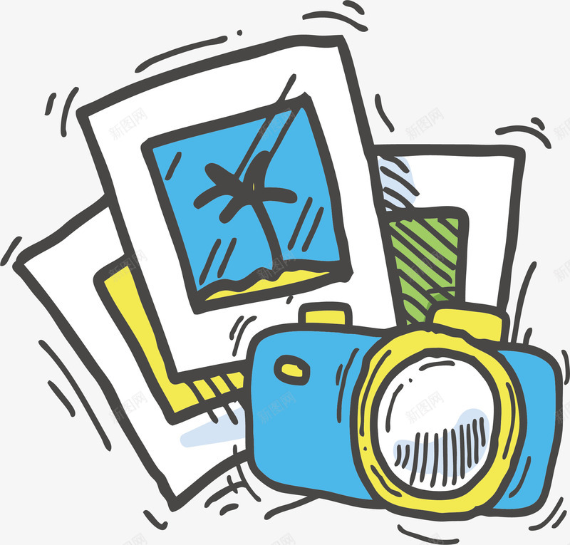手绘风旅游纪念照片矢量图ai免抠素材_88icon https://88icon.com 手绘照片 手绘风 旅游照片 照片 矢量png 纪念照片 矢量图