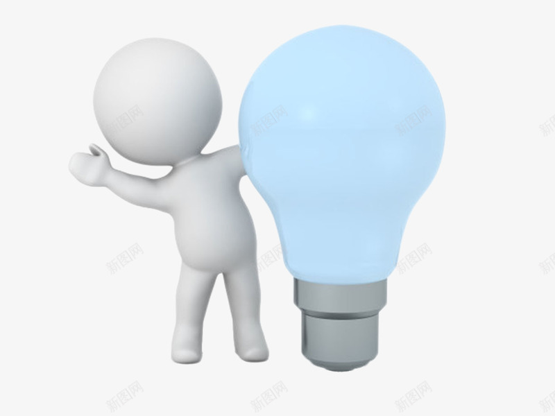 蓝色立体电器卡通人物扶着灯泡产png免抠素材_88icon https://88icon.com 免扣 免费下载 发亮 发明家 名人 灯 灯光 灯泡 爱迪生灯泡 电灯 立体装饰灯 蓝色立体电器卡通人物扶着灯泡产品实物免费下载 黑暗