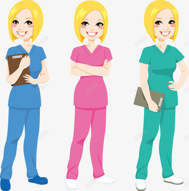 医院护工png免抠素材_88icon https://88icon.com 医院 女护工 工作人员 装饰