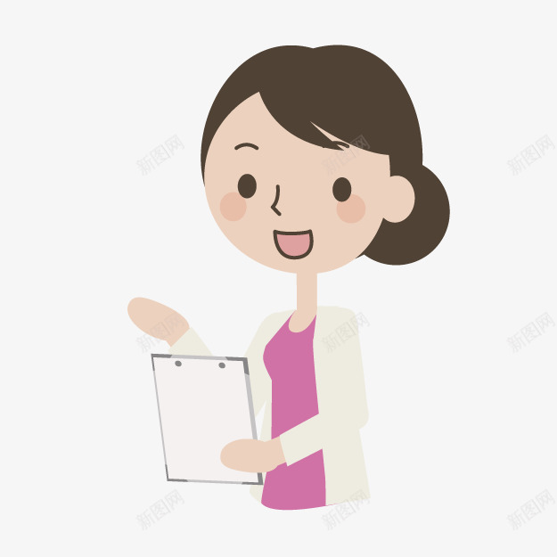 卡通女性医生png免抠素材_88icon https://88icon.com 医院人员 卡通医生 卡通医院 女性医生