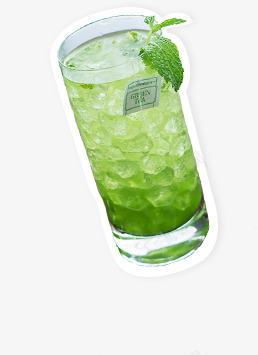 气泡薄荷png免抠素材_88icon https://88icon.com 冰饮 夏日 气泡 绿色 薄荷 饮料