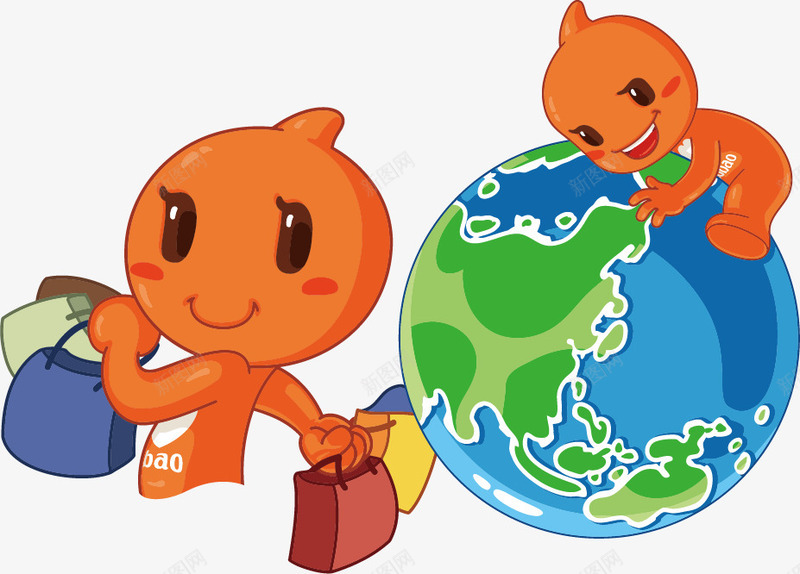 购物淘公仔海报元素矢量图ai免抠素材_88icon https://88icon.com png 海报 海报素材 素材 素材海报 购物海报 矢量图