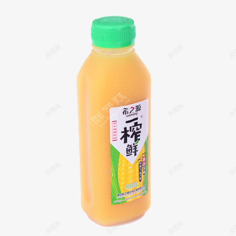 黄色玉米汁png免抠素材_88icon https://88icon.com 果汁 玉米汁 瓶子 饮料