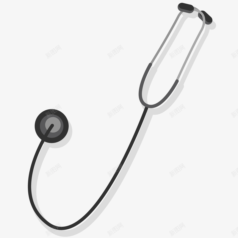 卡通医疗医学听诊器png免抠素材_88icon https://88icon.com 医学 医生 医疗 医疗用品 医药 医院 卡通 听诊器 灰色