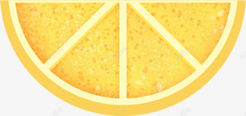 手绘插画半个柠檬png免抠素材_88icon https://88icon.com 半个柠檬 手绘半个柠檬 手绘柠檬 插画柠檬