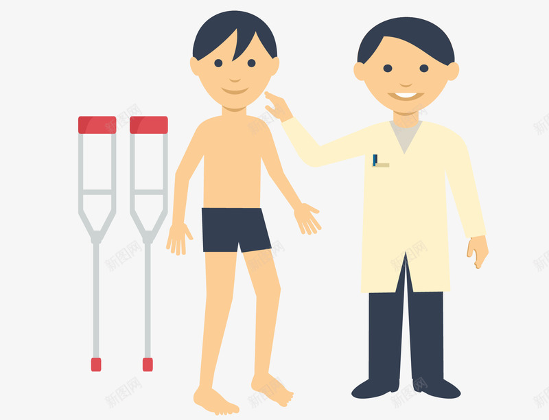 卡通图案病人看病检查身体png免抠素材_88icon https://88icon.com 医生问诊 医院问诊 卡通图案 病人就诊 病人看病 简约图形