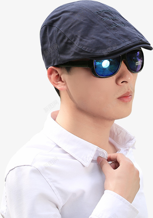 夏日男士鸭舌帽遮阳png免抠素材_88icon https://88icon.com 夏日 男士 遮阳 鸭舌帽