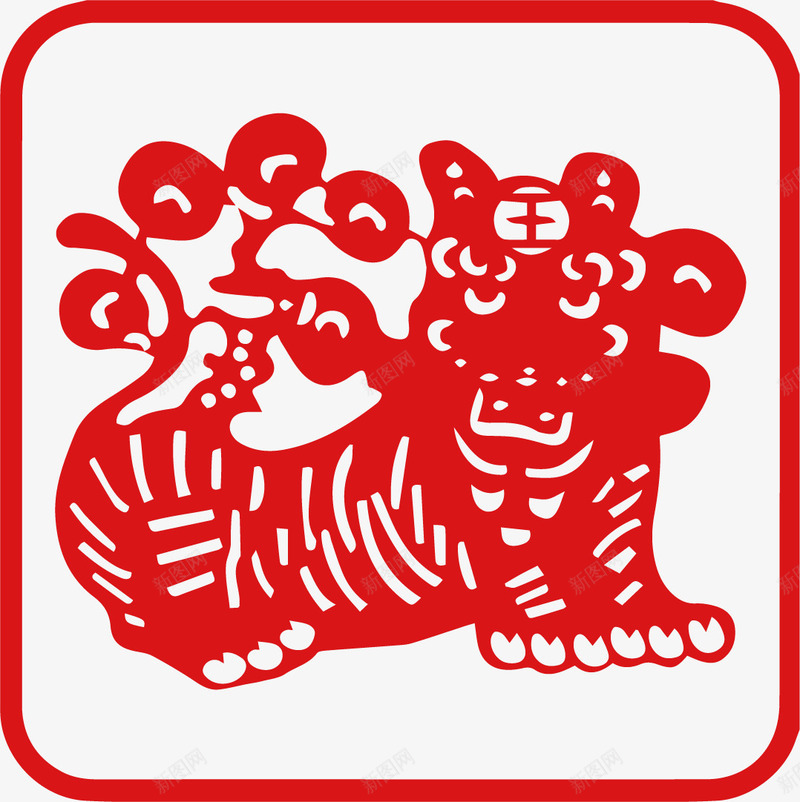 生肖剪影虎png免抠素材_88icon https://88icon.com 2022虎年年会 剪纸 小老虎剪纸 生肖 窗花 红色 老虎窗花 老虎窗花免抠 虎 虎剪纸 虎年 虎年剪纸 虎年图 虎年大吉