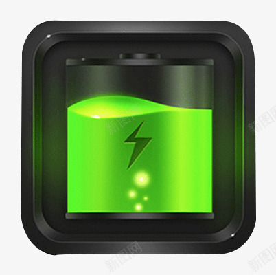 充电电池节能环保png免抠素材_88icon https://88icon.com 充电电池 电池 绿色环保 节能电池