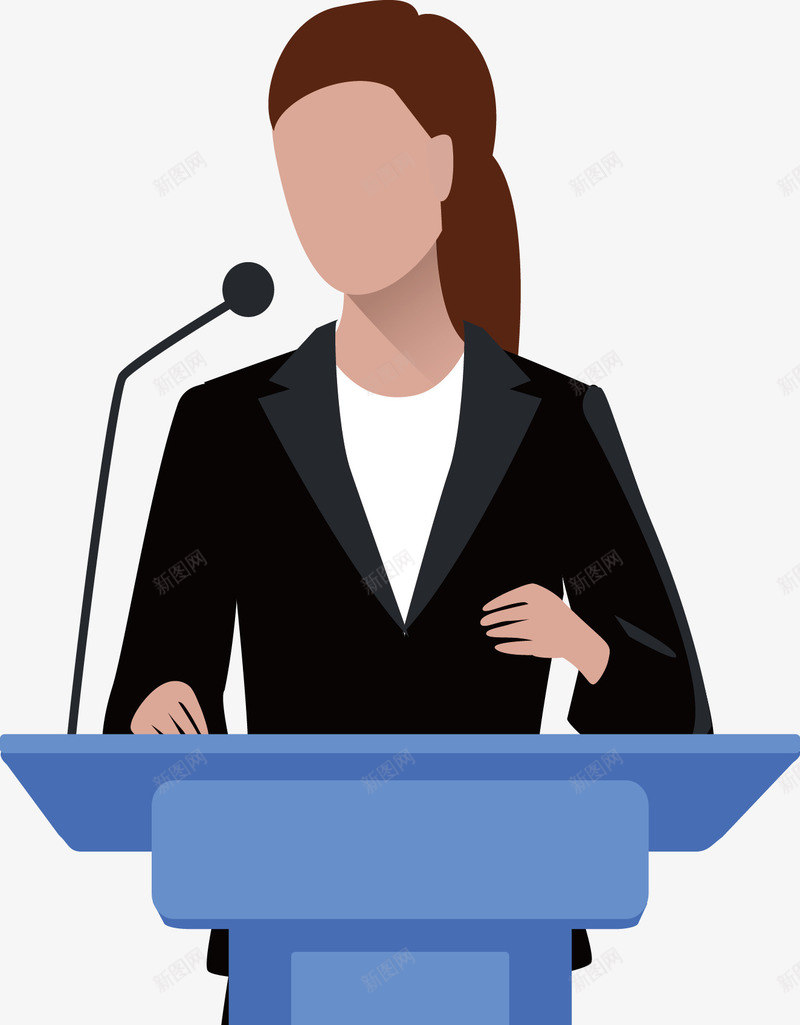 经理演讲情景png免抠素材_88icon https://88icon.com png png素材 企业家 女强人 演讲 经理