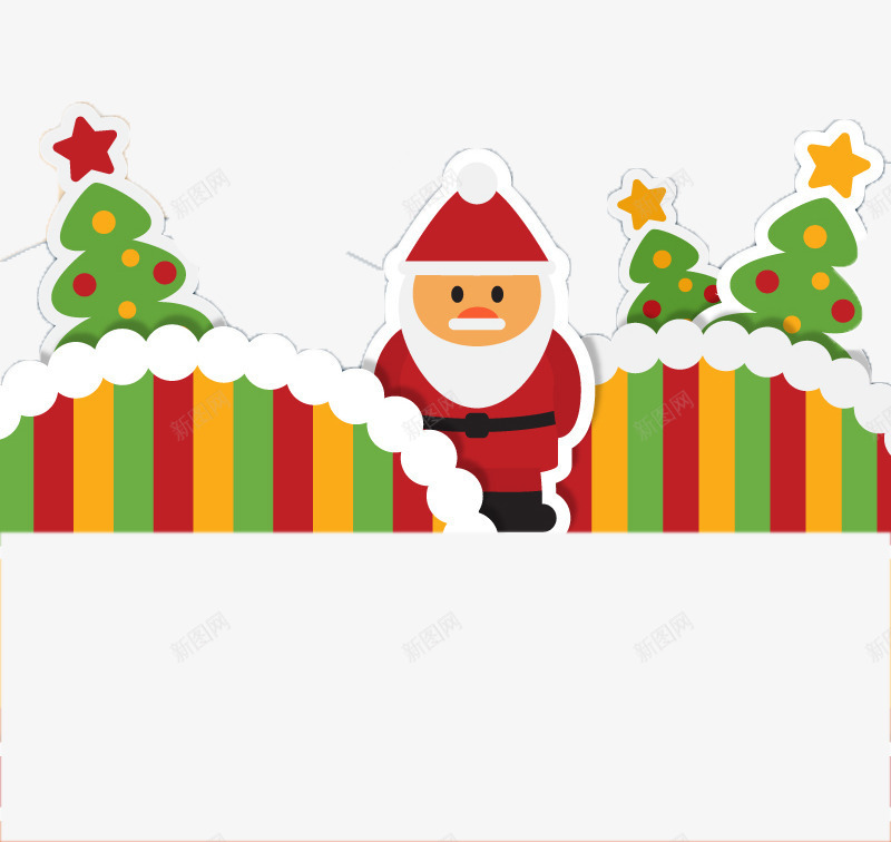 童趣剪纸圣诞老人卡片png免抠素材_88icon https://88icon.com 剪纸 圣诞图片 圣诞树 圣诞矢量 圣诞老人 彩色