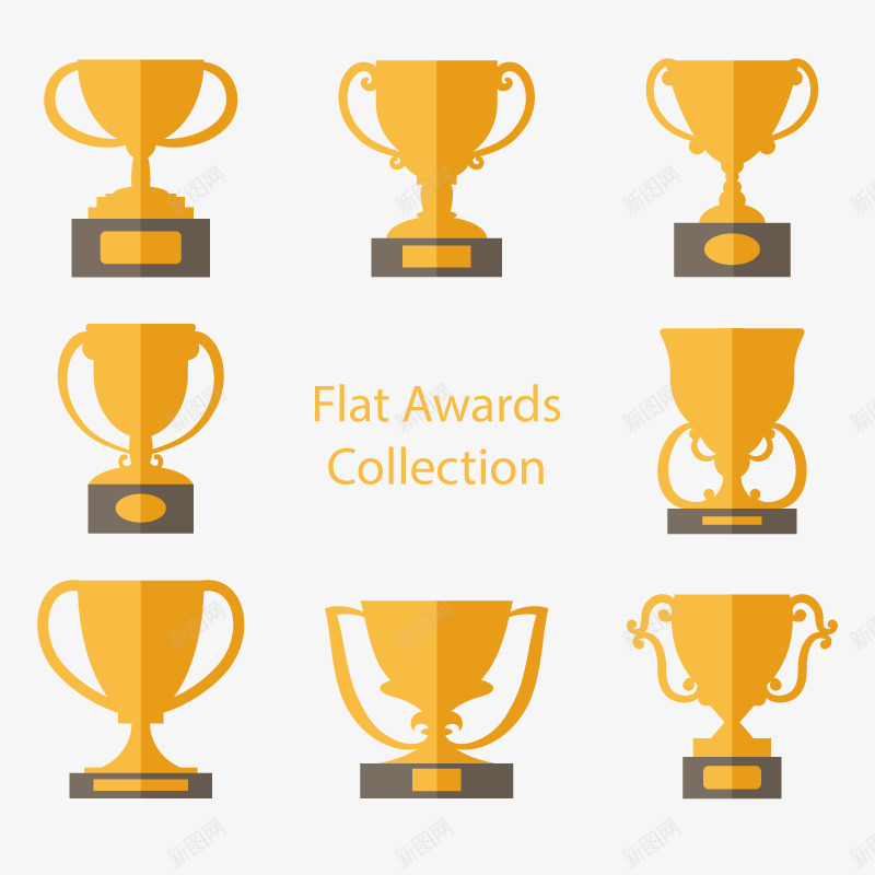冠军的金杯矢量图ai免抠素材_88icon https://88icon.com mvp 免扣png素材 免费png素材 可爱矢量图 奖杯 比赛 矢量图 第一名