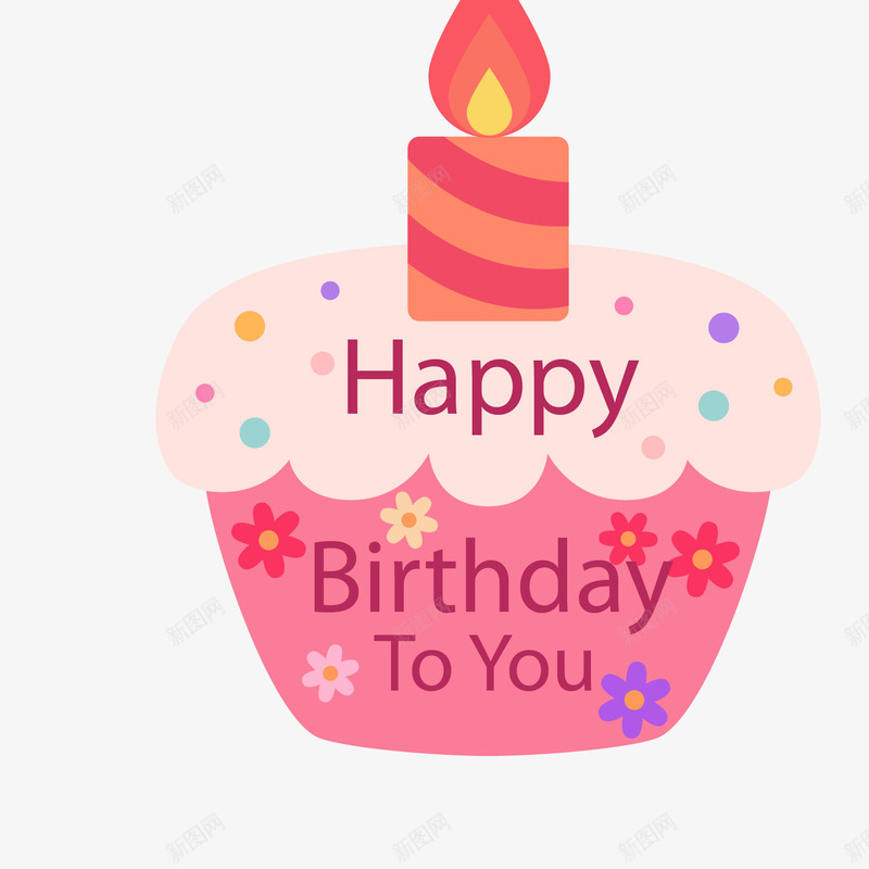 生日蛋糕蜡烛生日快乐背景png免抠素材_88icon https://88icon.com 生日蛋糕