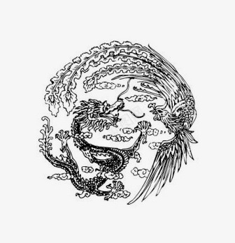 剪纸龙凤png免抠素材_88icon https://88icon.com 中国元素 剪纸 龙凤
