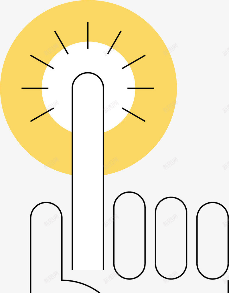 手绘线条一只手手指发光png免抠素材_88icon https://88icon.com 一只手 发光 手指 手绘 手绘线条一只手手指发光 线条