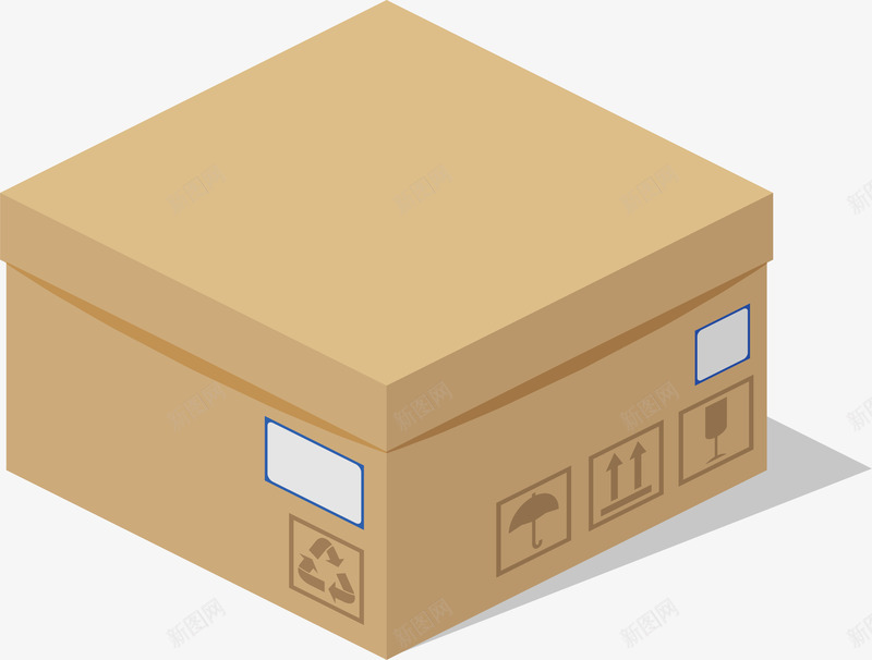 纸箱卡纸瓦楞纸包装盒png免抠素材_88icon https://88icon.com AI格式 包装 包装盒 小心轻放 环保 矢量图设计 空白包装矢量 纸箱 设计 软件包装
